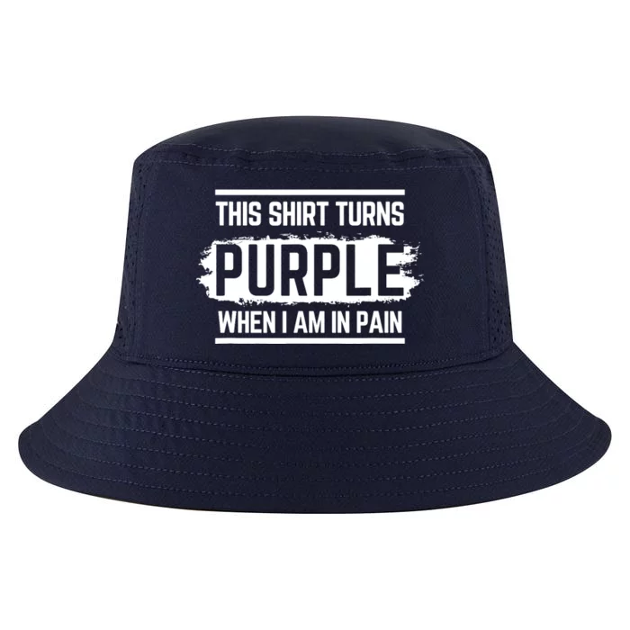 This Turns Purple When I Am In Pain - Chronic Illness Cool Comfort Performance Bucket Hat