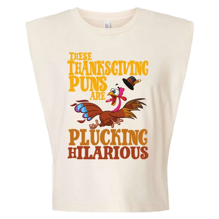 These Thanksgiving Puns Are Plucking Hilarious Garment-Dyed Women's Muscle Tee