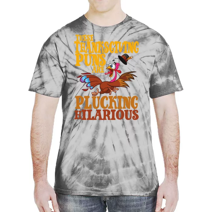 These Thanksgiving Puns Are Plucking Hilarious Tie-Dye T-Shirt