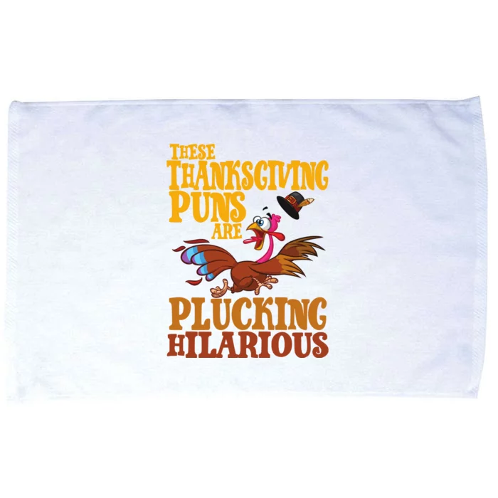 These Thanksgiving Puns Are Plucking Hilarious Microfiber Hand Towel