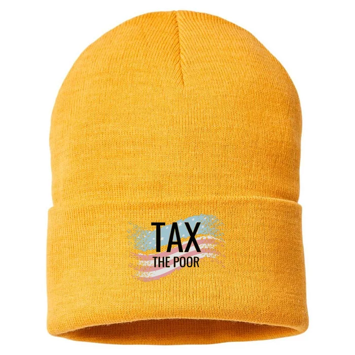 Tax The Poor Sustainable Knit Beanie