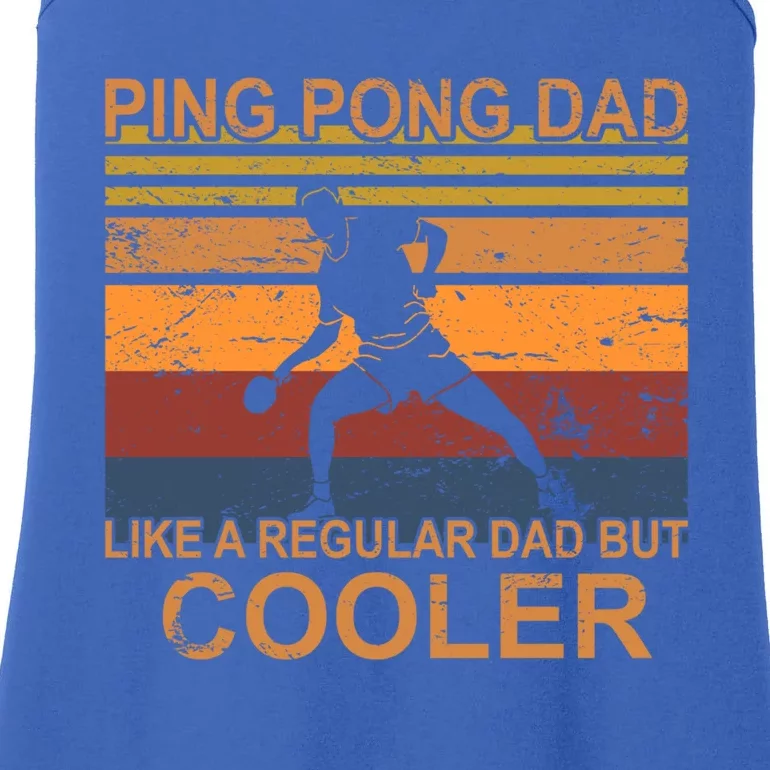 Table Tennis Player Ping Pong Father Table Tennis Dad Gift Ladies Essential Tank