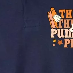 Thick Thighs & Pumpkin Pies Fall Vibes Autumn Season Thanksgiving Pumpkin Spice Softstyle Adult Sport Polo