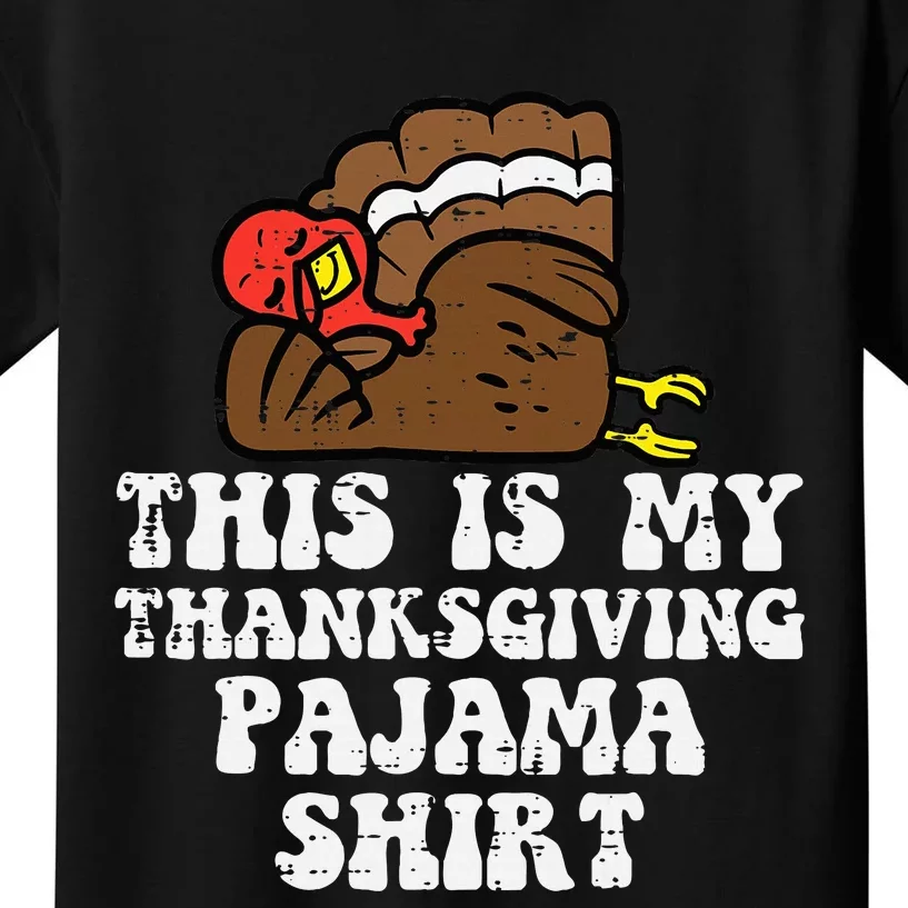 Thanksgiving Turkey Pajama Set Kids T-Shirt