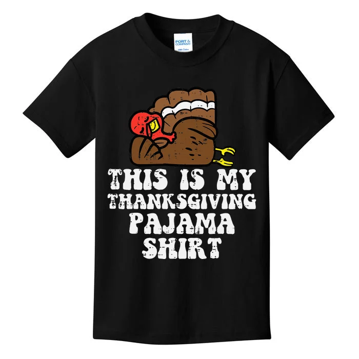 Thanksgiving Turkey Pajama Set Kids T-Shirt