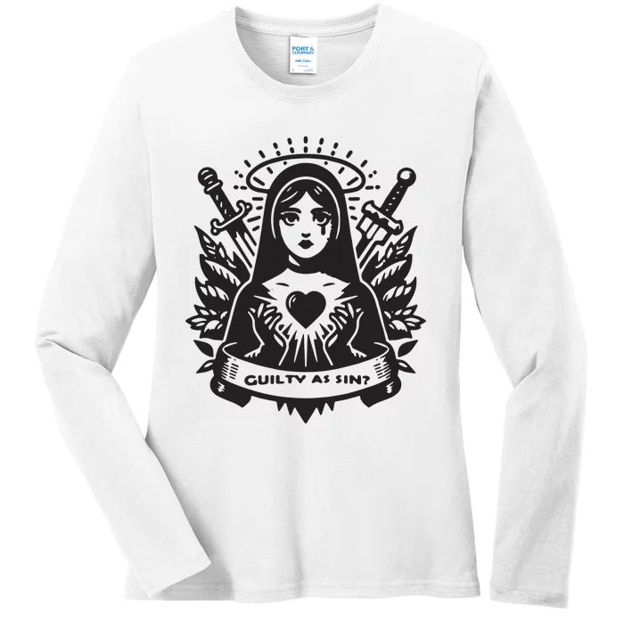 Ttpd Tortured Poets Ladies Long Sleeve Shirt