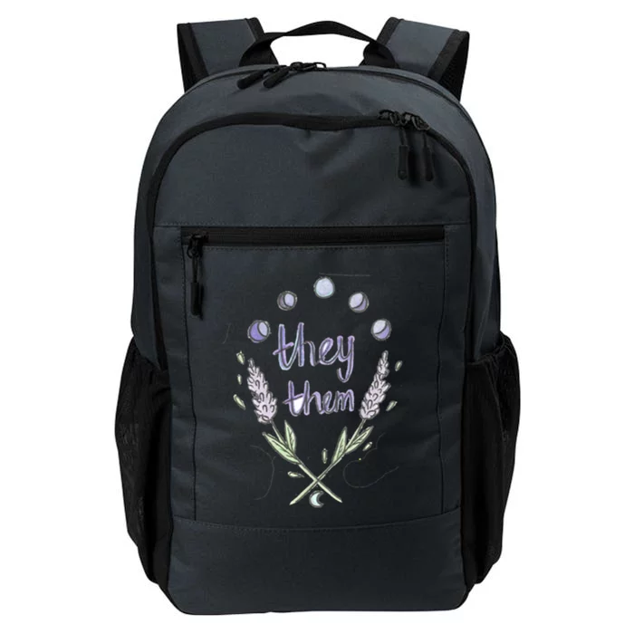 They Them Pronouns Flowers Daily Commute Backpack