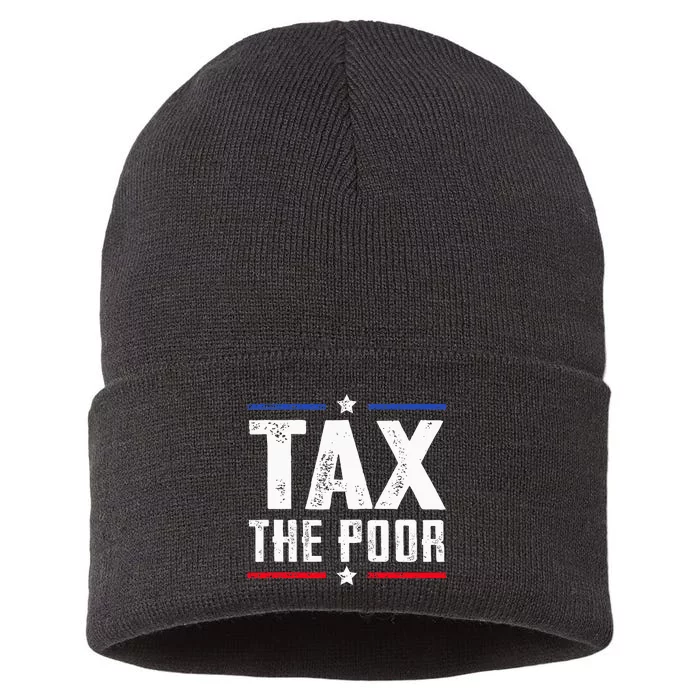 Tax The Poor Sustainable Knit Beanie