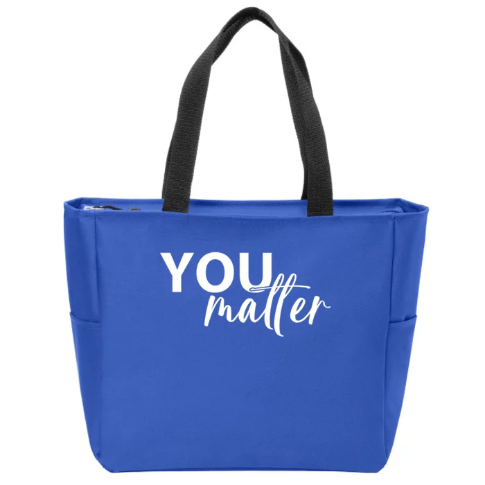 To The Person Behind Me You Are Amazing Beautiful And Enough Gift Zip Tote Bag