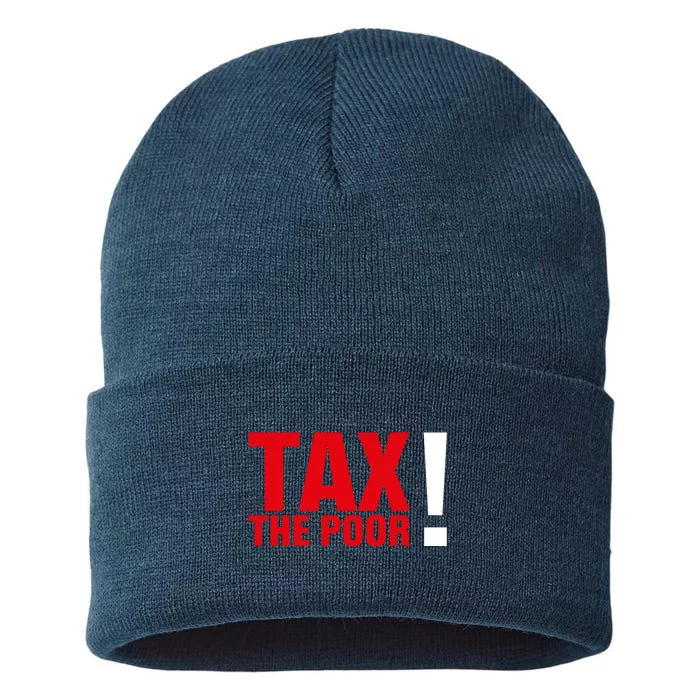 Tax The Poor Sustainable Knit Beanie