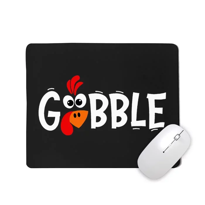 Thanksgiving Turkey Pilgrim Hat Festive Holiday Mousepad