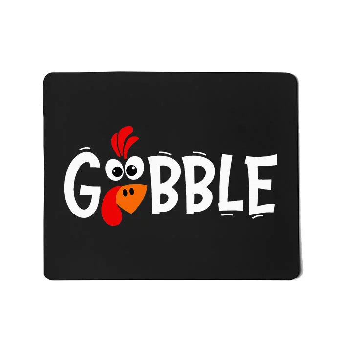 Thanksgiving Turkey Pilgrim Hat Festive Holiday Mousepad