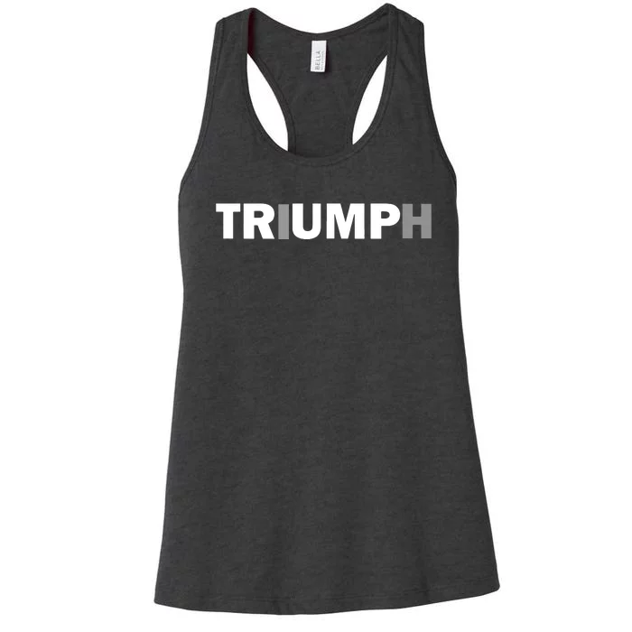 Trump Triumph Patriotic Women's Racerback Tank