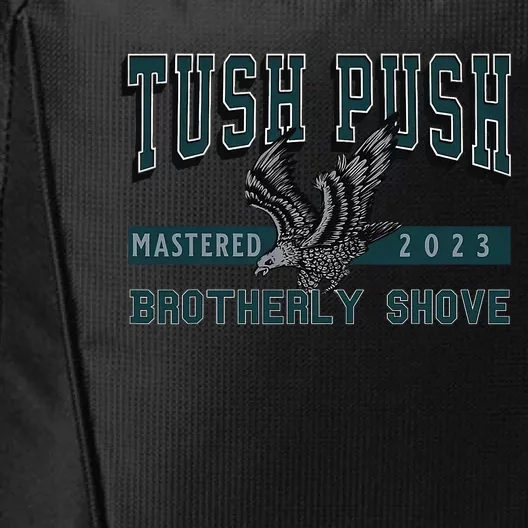 The Tush Push Eagles Brotherly Shove City Backpack