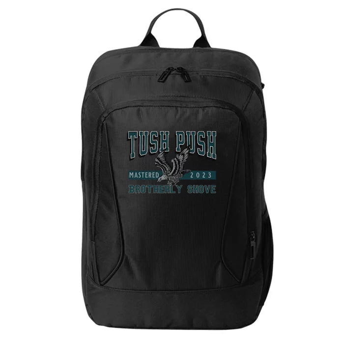 The Tush Push Eagles Brotherly Shove City Backpack