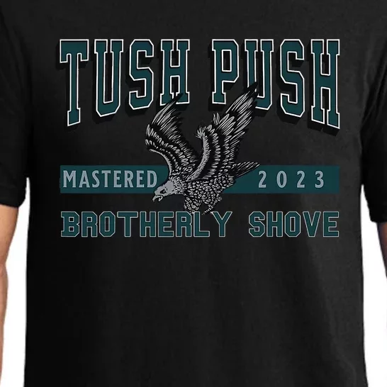 The Tush Push Eagles Brotherly Shove Pajama Set