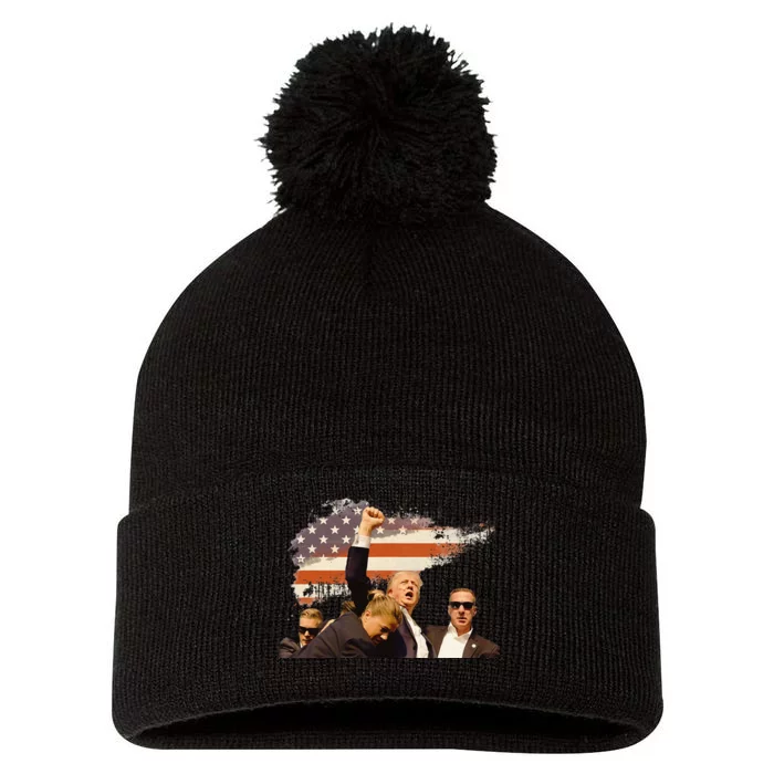 Trump Trending Political Pennsylvania Trump Pom Pom 12in Knit Beanie