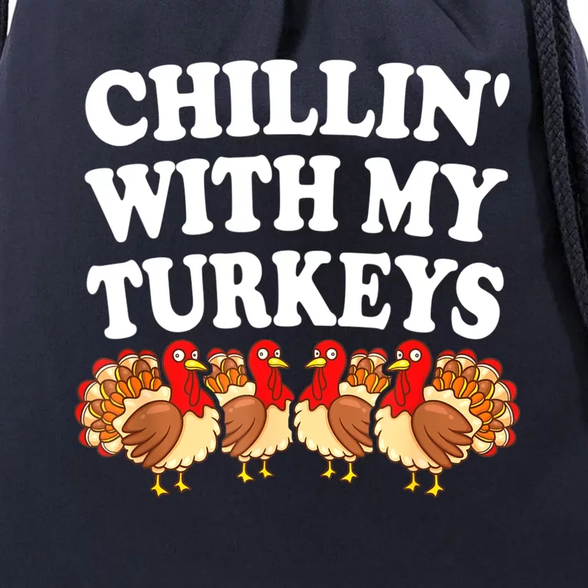 Turkeys Thanksgiving Pilgrim Holiday | & Womens Drawstring Bag