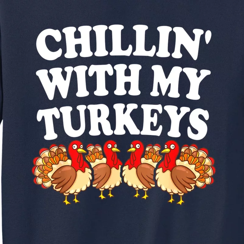 Turkeys Thanksgiving Pilgrim Holiday | & Womens Tall Sweatshirt