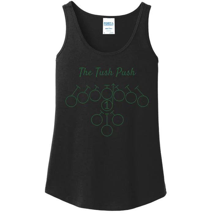 The Tush Push Eagles Ladies Essential Tank