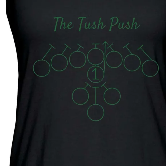 The Tush Push Eagles Ladies Essential Flowy Tank