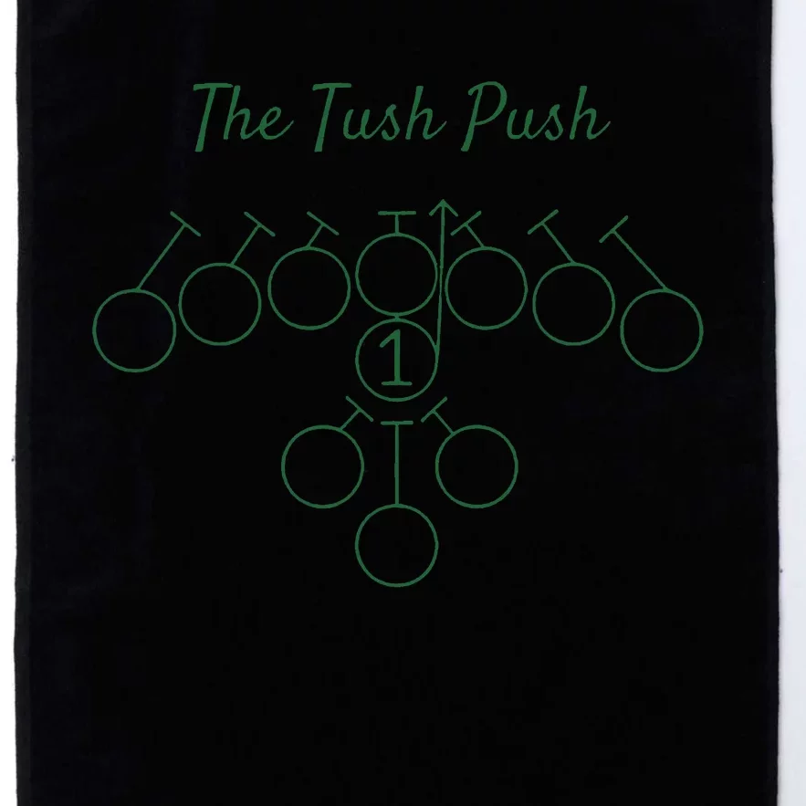 The Tush Push Eagles Platinum Collection Golf Towel