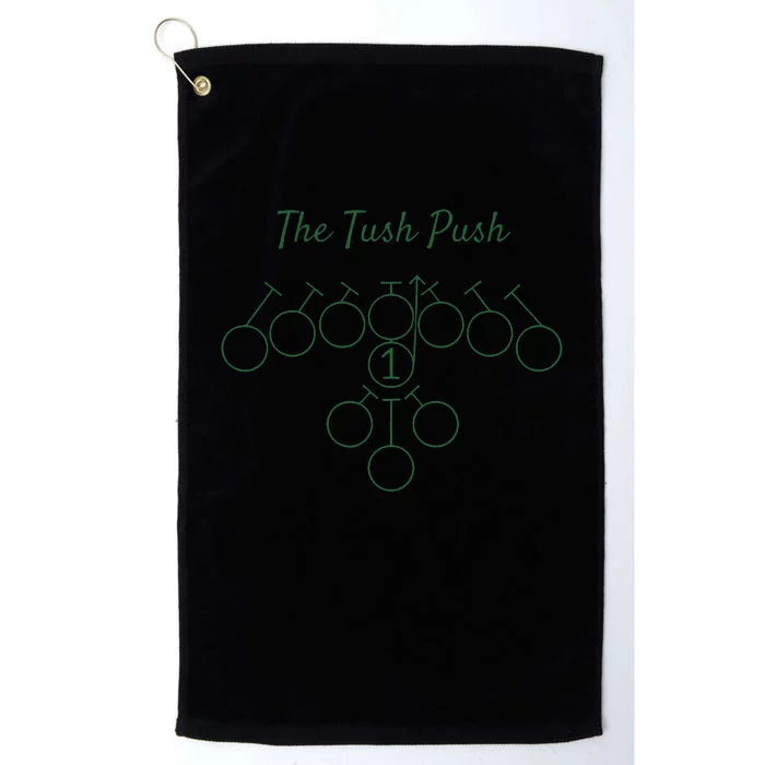 The Tush Push Eagles Platinum Collection Golf Towel