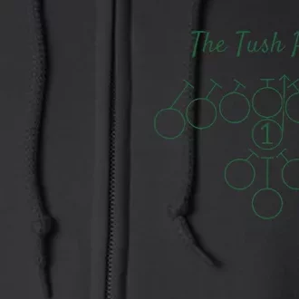 The Tush Push Eagles Full Zip Hoodie