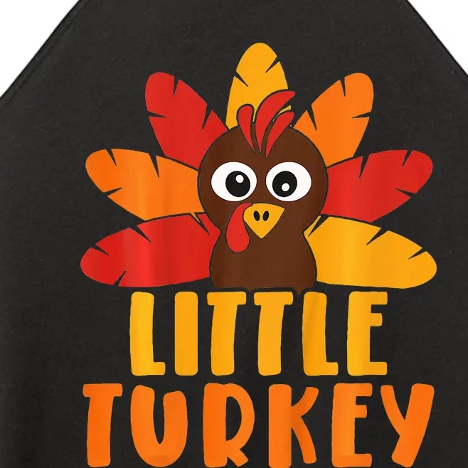 Thanksgiving Turkey Print Family Ensemble Women’s Perfect Tri Rocker Tank