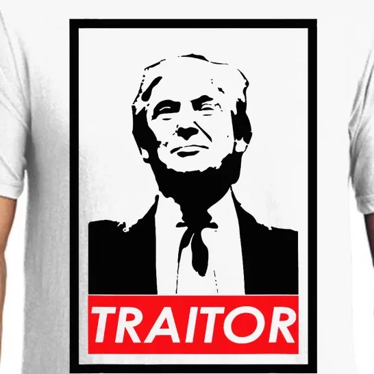 Trump Traitor Presidential Treason Political Anti Trump Pajama Set