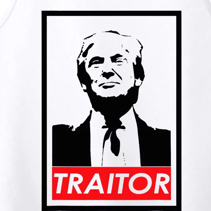 Trump Traitor Presidential Treason Political Anti Trump Performance Tank