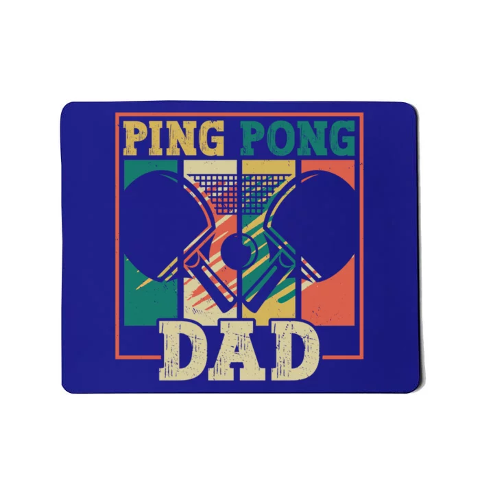 Table Tennis Player Father Ping Pong Dad Funny Table Tennis Great Gift Mousepad