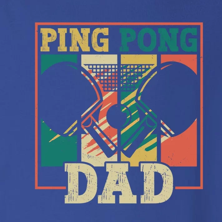 Table Tennis Player Father Ping Pong Dad Funny Table Tennis Great Gift Toddler Long Sleeve Shirt