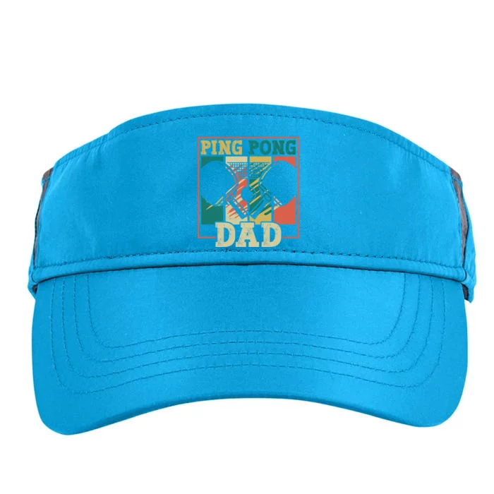 Table Tennis Player Father Ping Pong Dad Funny Table Tennis Great Gift Adult Drive Performance Visor