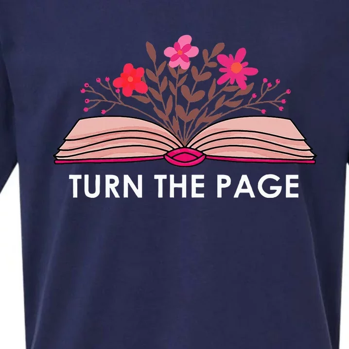 Turn The Page ShirtTeacher Floral Book TTurn The Page Sueded Cloud Jersey T-Shirt