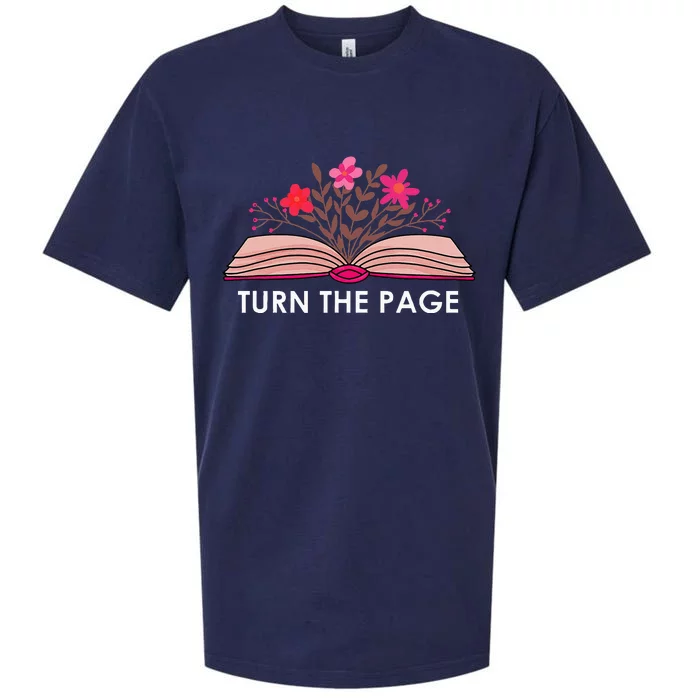 Turn The Page ShirtTeacher Floral Book TTurn The Page Sueded Cloud Jersey T-Shirt