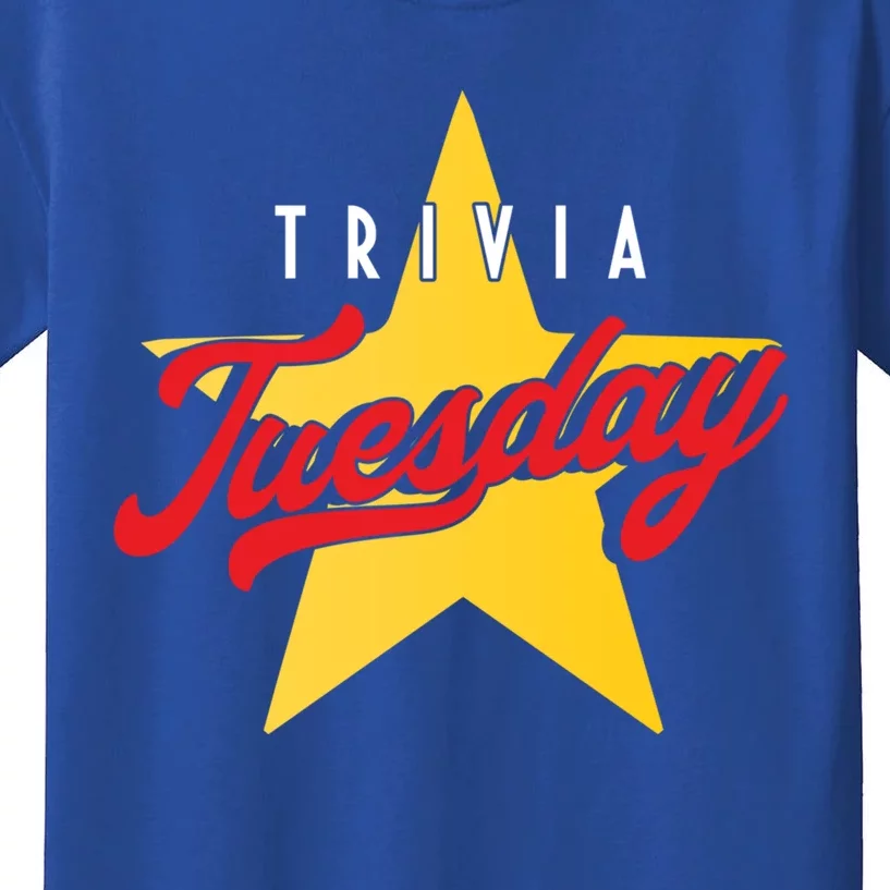 Trivia Tuesday Quiz Games Show Trivia Night Gift Kids T-Shirt