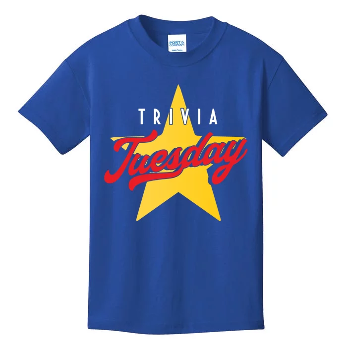 Trivia Tuesday Quiz Games Show Trivia Night Gift Kids T-Shirt