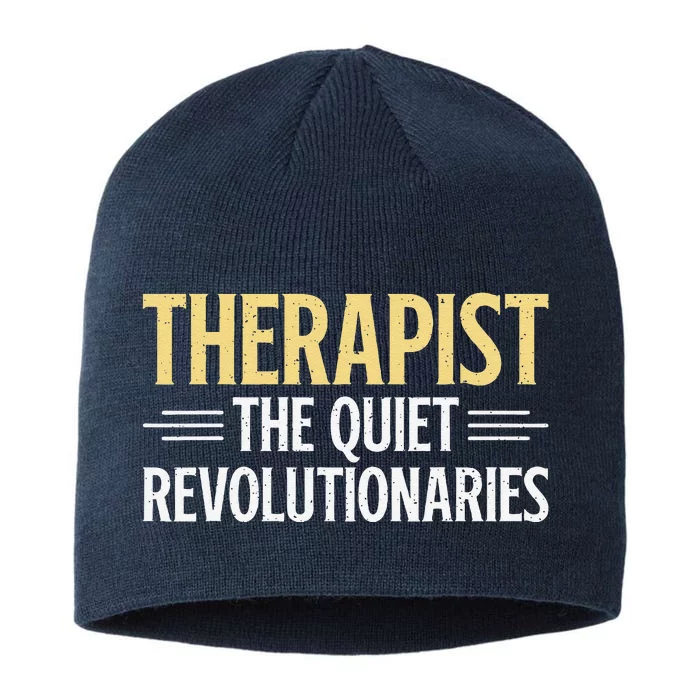 Therapist The Quiet Revolutionaries Therapist 8 1/2in Sustainable Knit Beanie