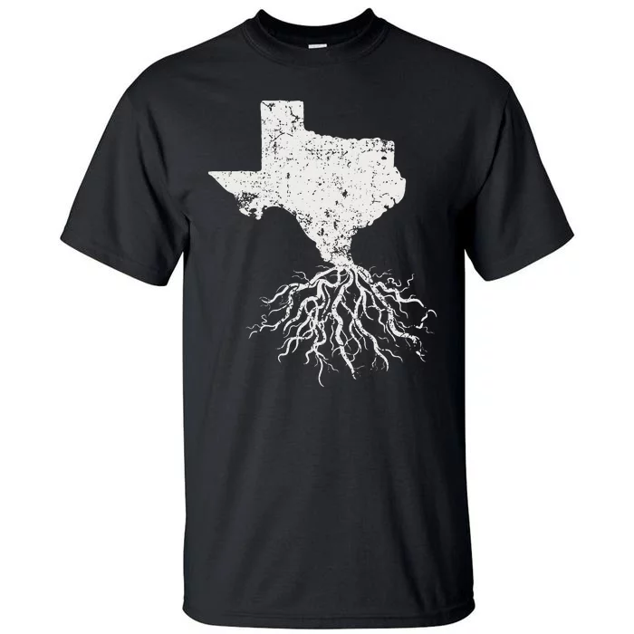 Texas Texan Roots Distressed Patriotic Tx Gift Patriot Tall T-Shirt