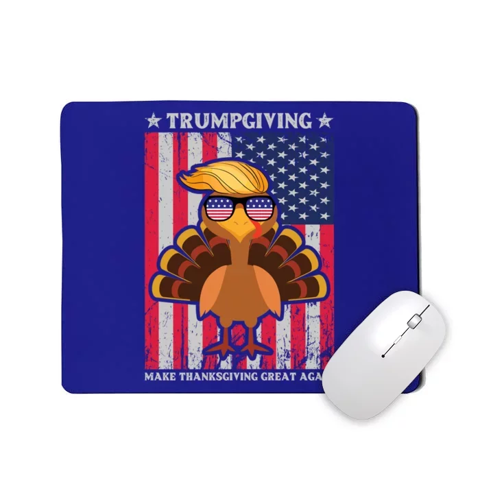 Turkey Trumpkiving Retro Flag Make Thanksgiving Great Again Gift Mousepad