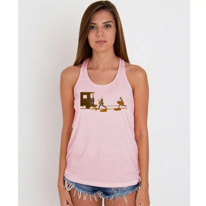 Train Women's Knotted Racerback Tank