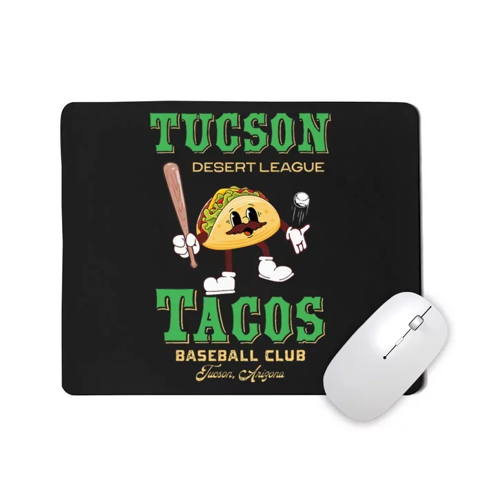 Tucson Tacos Retro Minor League Baseball Team Mousepad