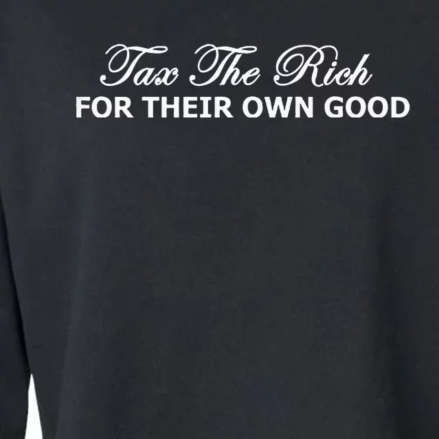 Tax The Rich Cropped Pullover Crew