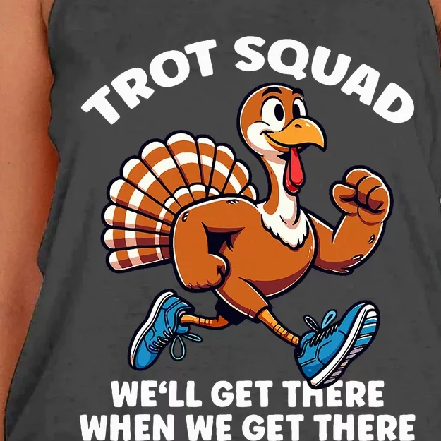 Thanksgiving Turkey Running Outfit Gear Costume Turkey Trot Women's Knotted Racerback Tank