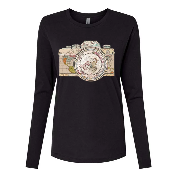 Travel Womens Cotton Relaxed Long Sleeve T-Shirt