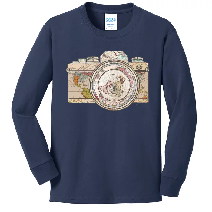 Travel Kids Long Sleeve Shirt