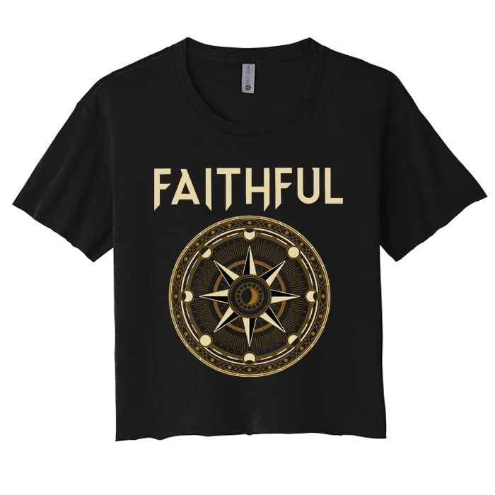 The Traitors Round Table. Traitor Or Faithful. Women's Crop Top Tee