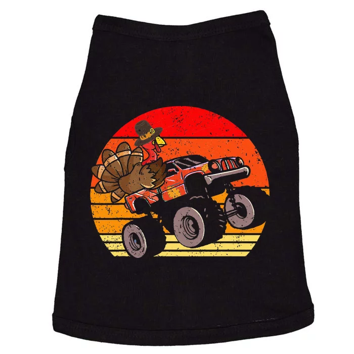 Thanksgiving Turkey Riding Monster Truck Doggie Tank