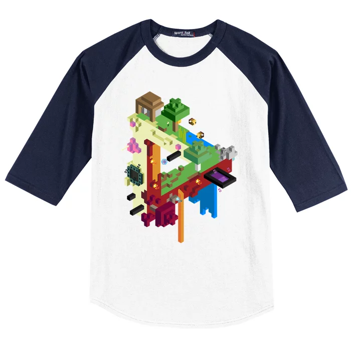 The Three Realms Baseball Sleeve Shirt